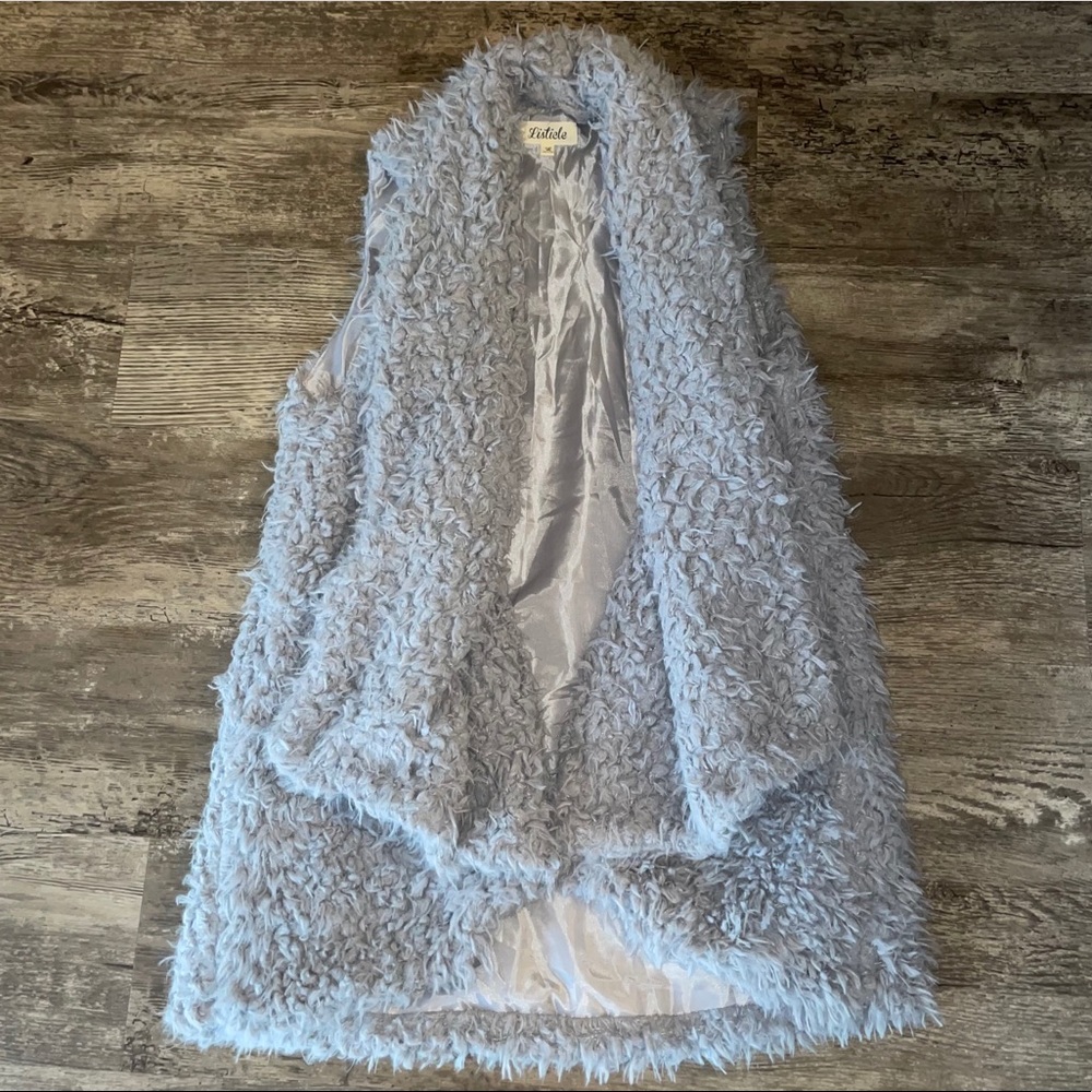 Chunky fur vest